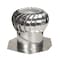 Air Vent Air Vent Air Hawk 21.3 in. H X 14 in. D Mill Aluminum Turbine and Base TIBS1400 - alternate 2